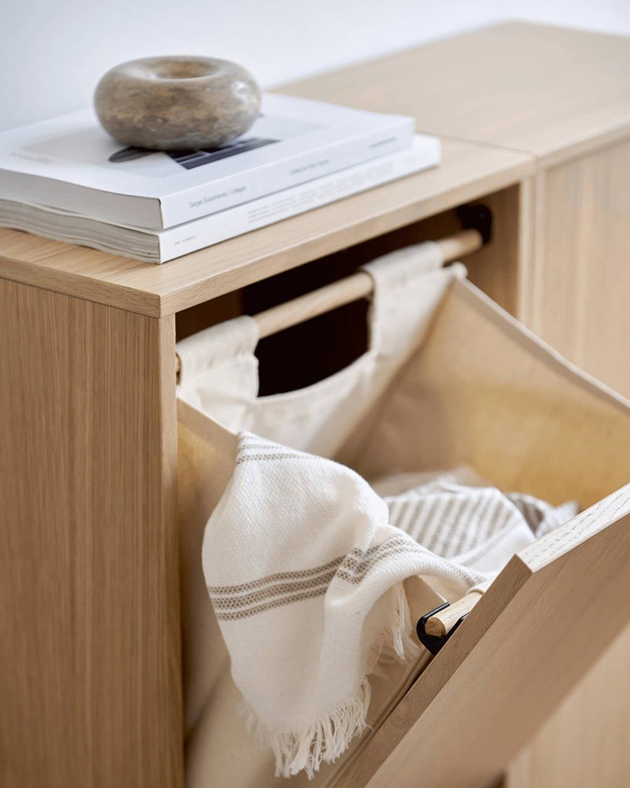 ReCollector Opbevaringsboks/Vasketjskurv 38 L, Nordic Oak