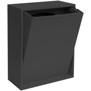 ReCollector Affaldssorterings-/Opbevaringsboks 12 L, Black Raven