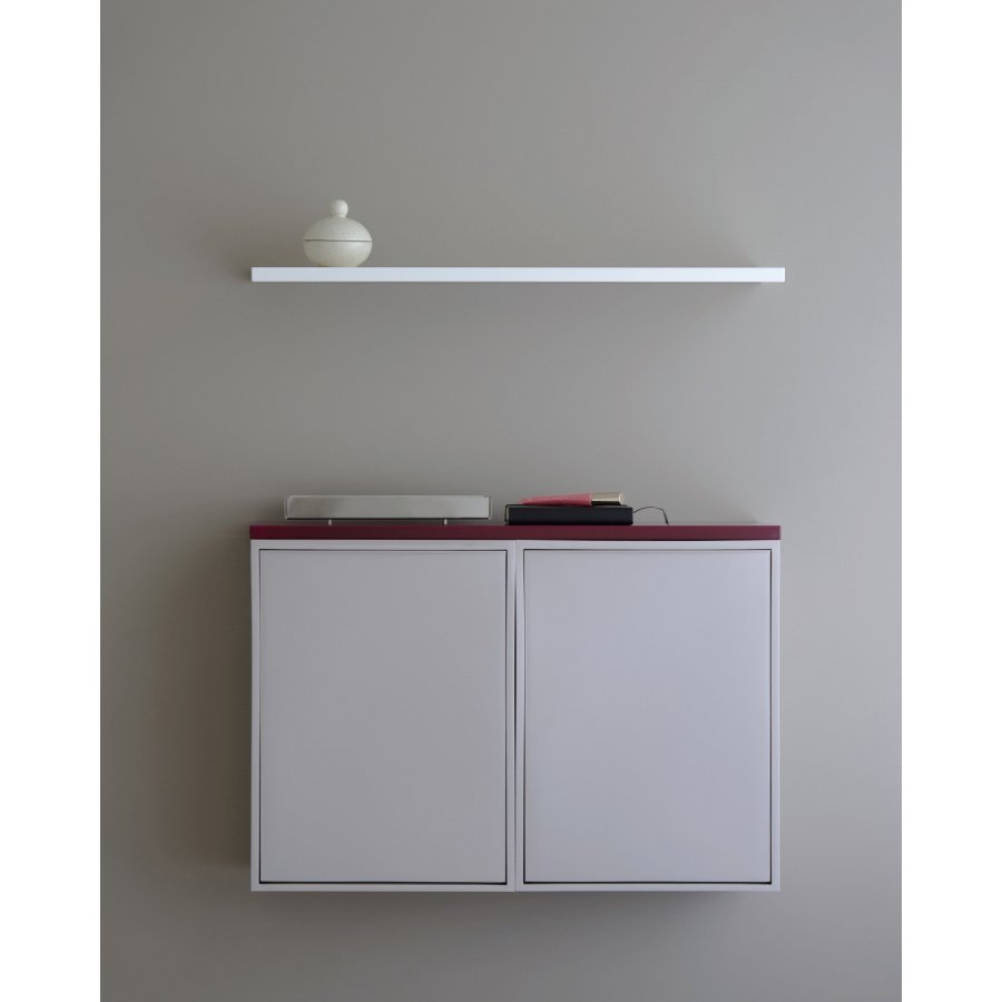 Recollector Edge Schweberegal 60 cm, Maroon Red