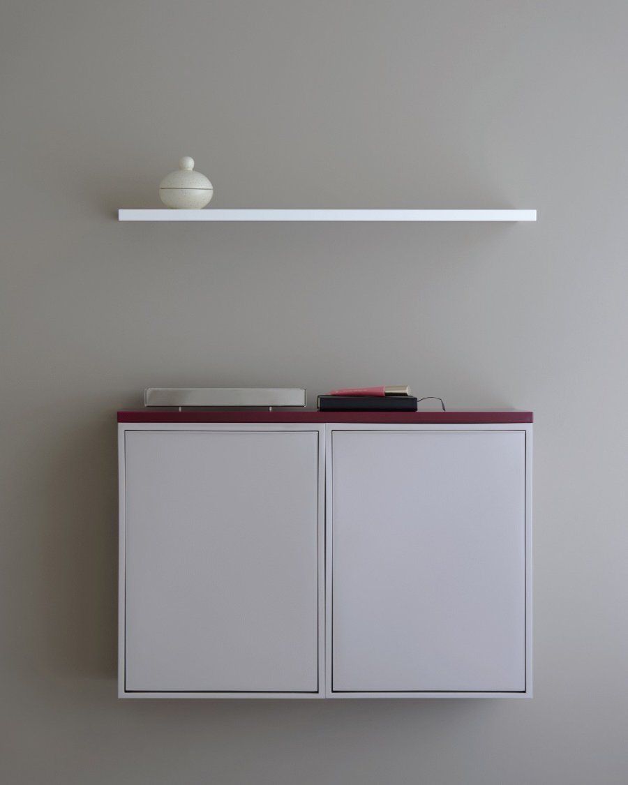 Recollector Edge Schweberegal 60 cm, Maroon Red