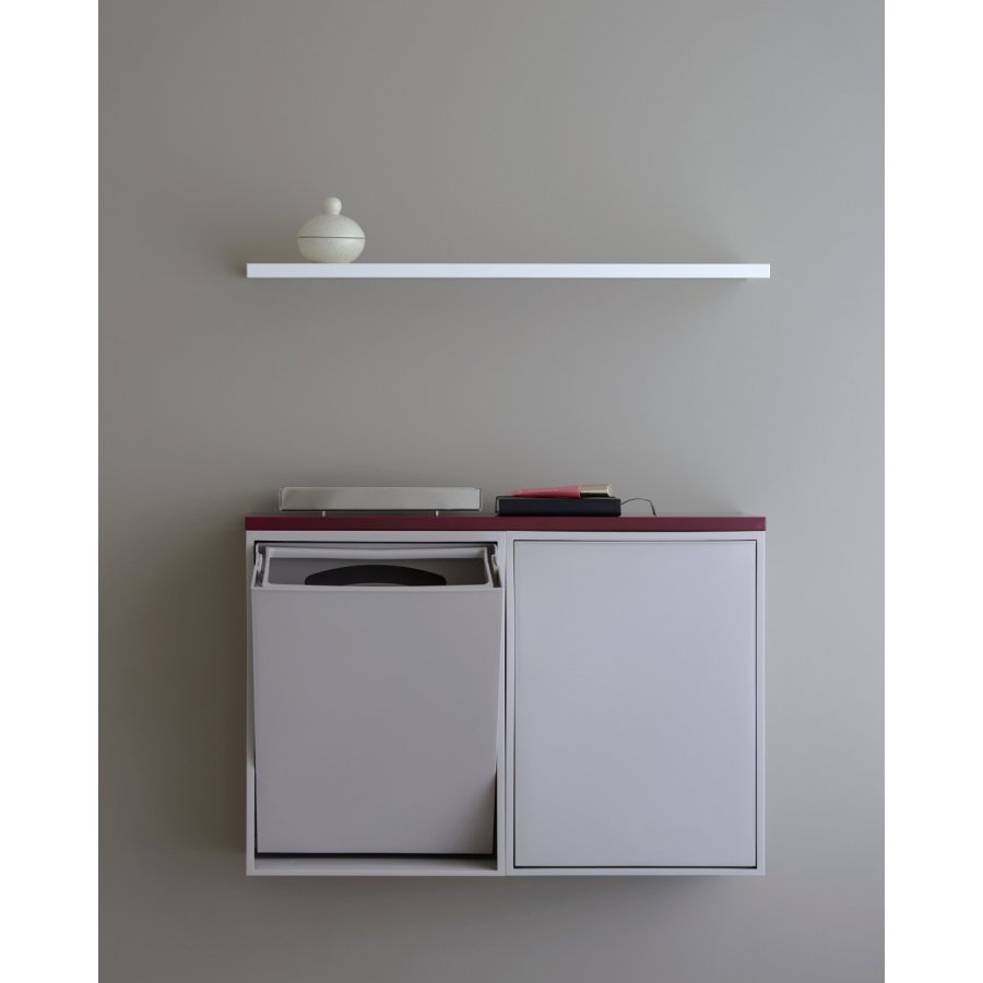 Recollector Edge Schweberegal 60 cm, Maroon Red
