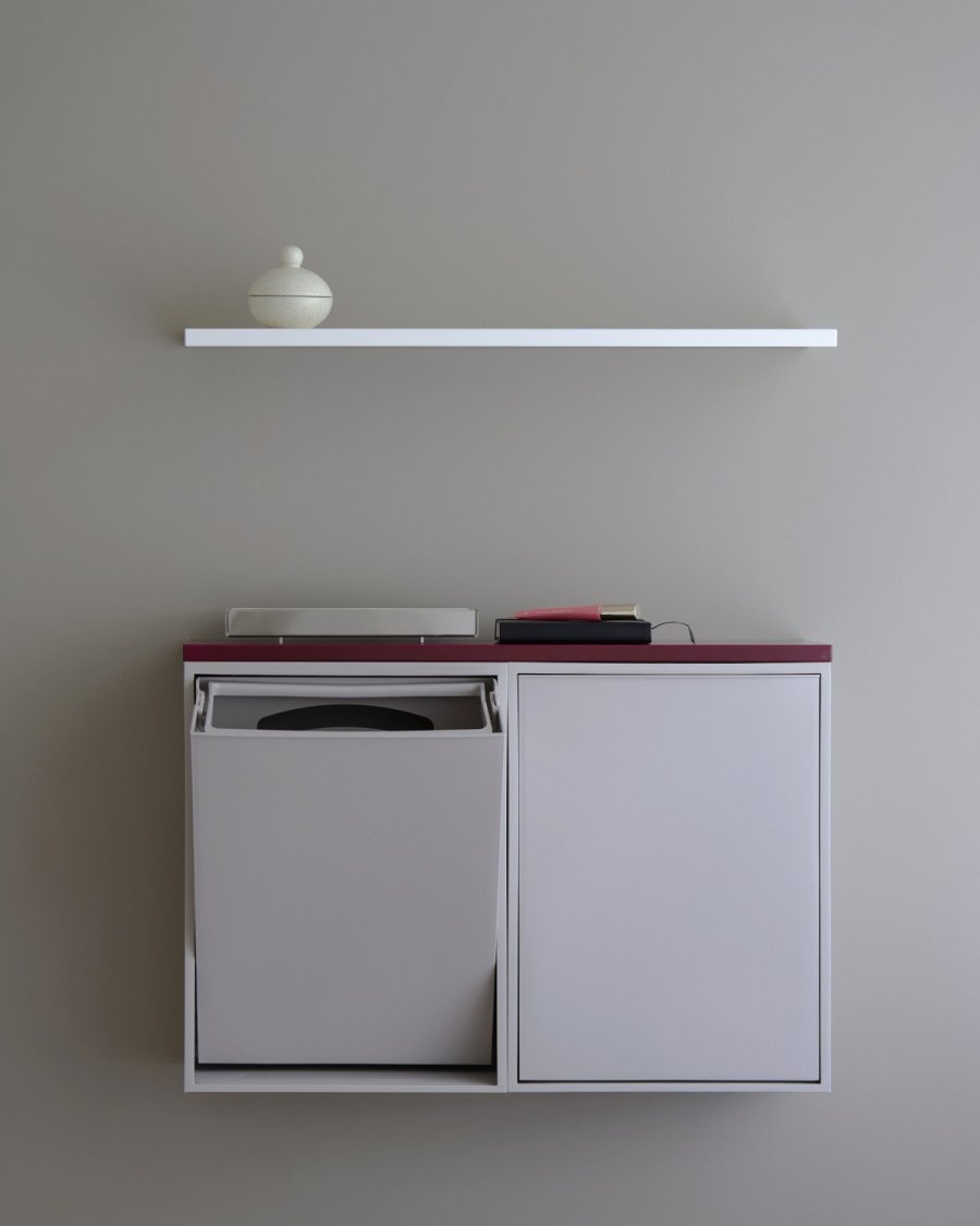 Recollector Edge Schweberegal 60 cm, Maroon Red