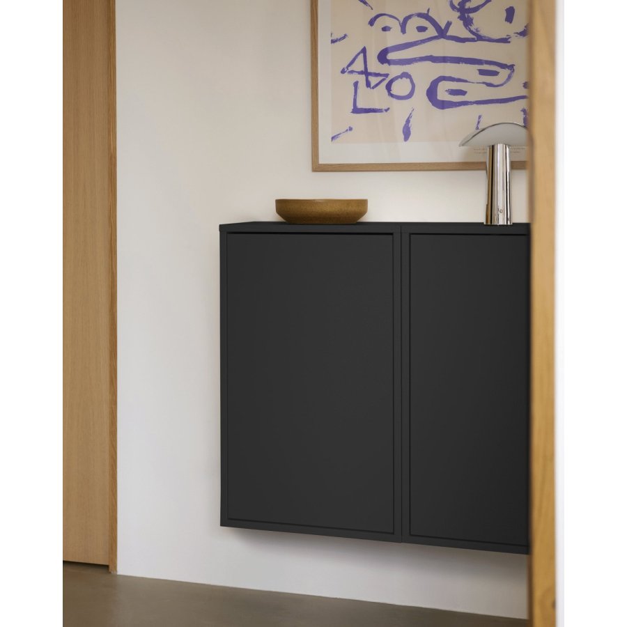 ReCollector WallCabinet Wandschrank 70x43 cm, Black Raven