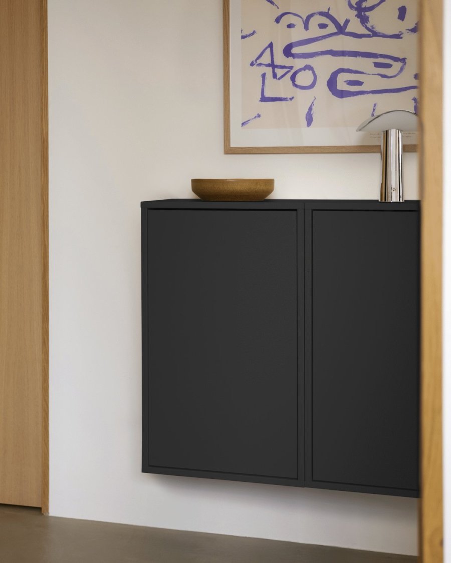 ReCollector WallCabinet Wandschrank 70x43 cm, Black Raven