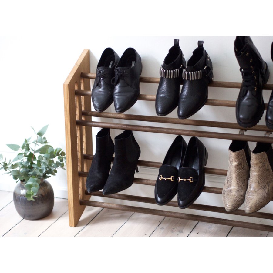 Roon & Rahn Moodstand Schuhstnder 98 cm, Eiche hell gelt und dunkel gebeizt