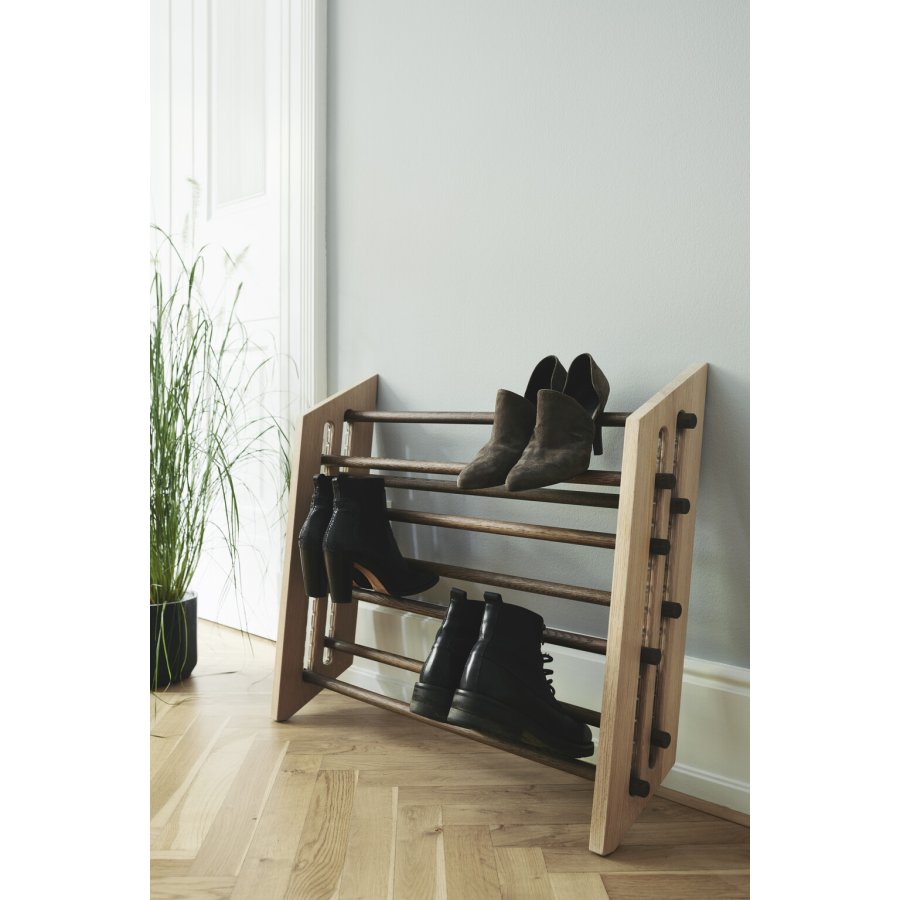 Roon & Rahn Moodstand Schuhstnder 78 cm, Eiche hell gelt und dunkel gebeizt