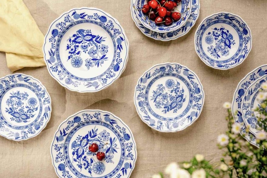 Hutschenreuther Blau Zwiebelmuster Tallerken 24,5 cm, Bl�