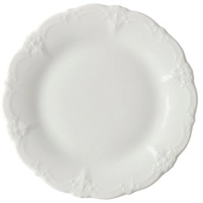 Hutschenreuther Baronesse Tallerken 21,1 cm, Hvid