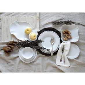 Hutschenreuther Baronesse Suppetallerken 23,5 cm, Hvid