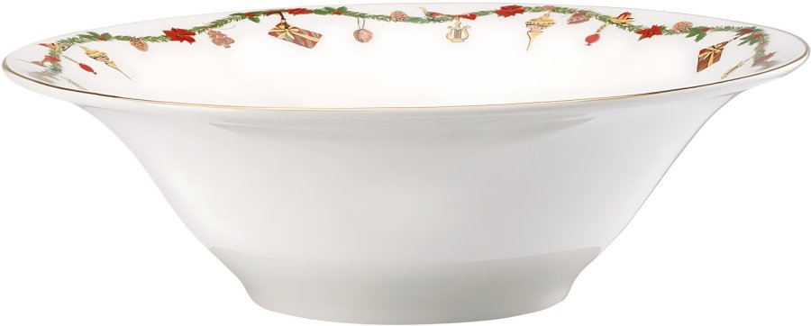 Hutschenreuther Nora Christmas Sk�l �26,2 cm, Hvid