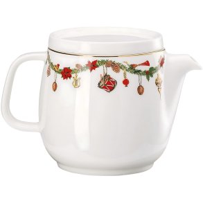 Hutschenreuther Nora Christmas Tekande 0,7 L, Hvid