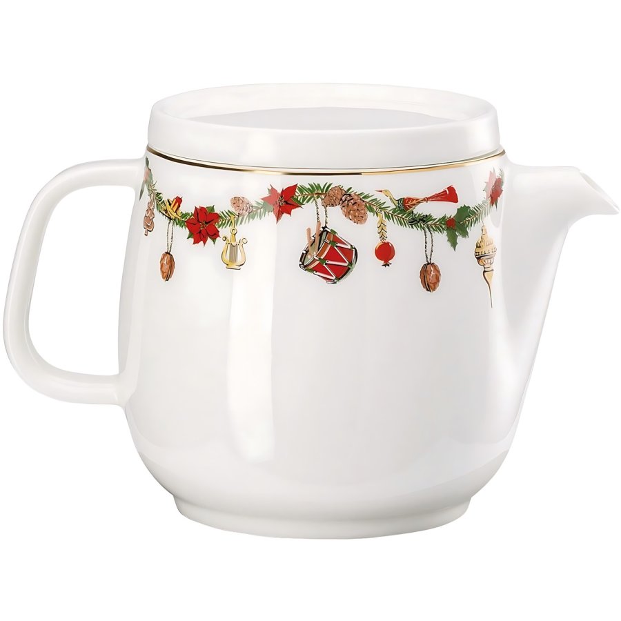 Hutschenreuther Nora Christmas Tekande 0,7 L, Hvid