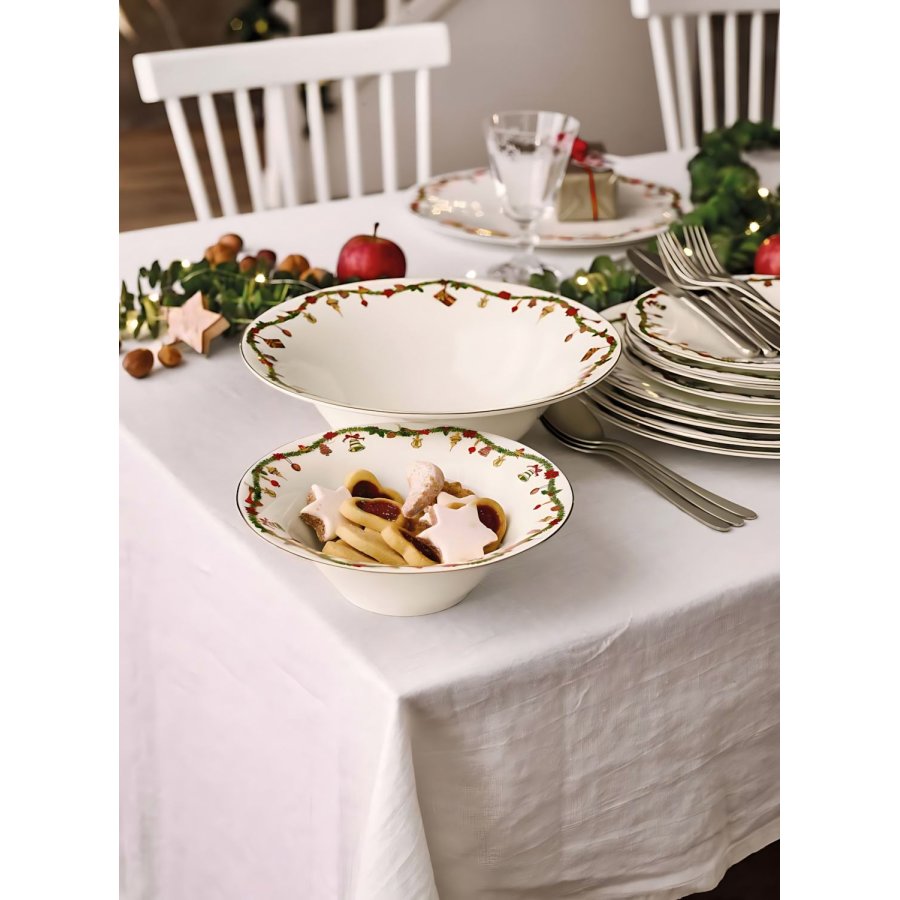 Hutschenreuther Nora Christmas Sk�l �20,4 cm, Hvid