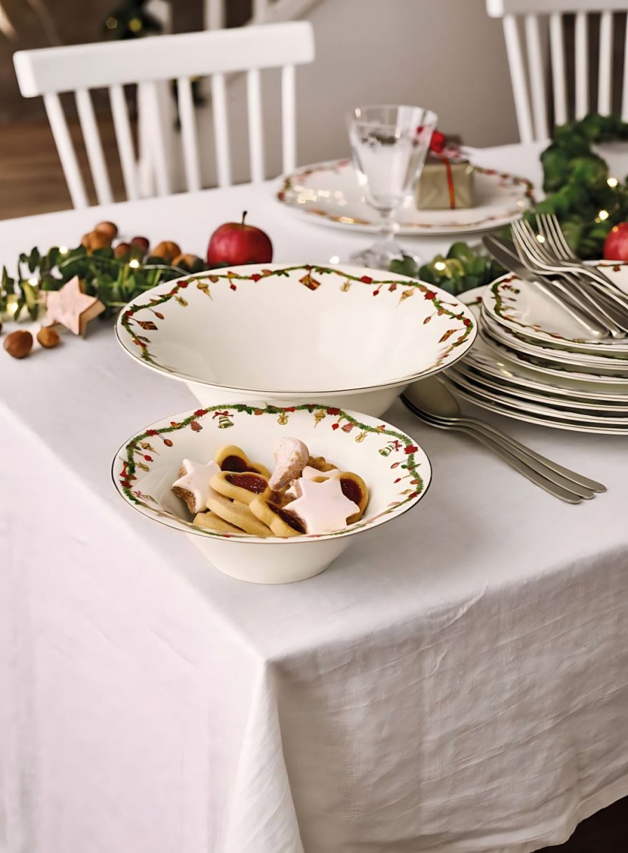 Hutschenreuther Nora Christmas Sk�l �20,4 cm, Hvid