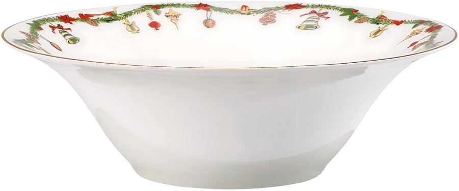 Hutschenreuther Nora Christmas Sk�l �20,4 cm, Hvid