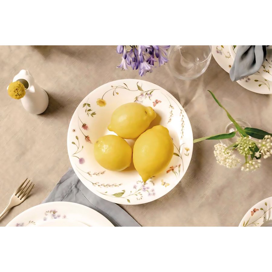 Hutschenreuther Nora Spring Vibes Dyb Tallerken 24,4 cm, Hvid