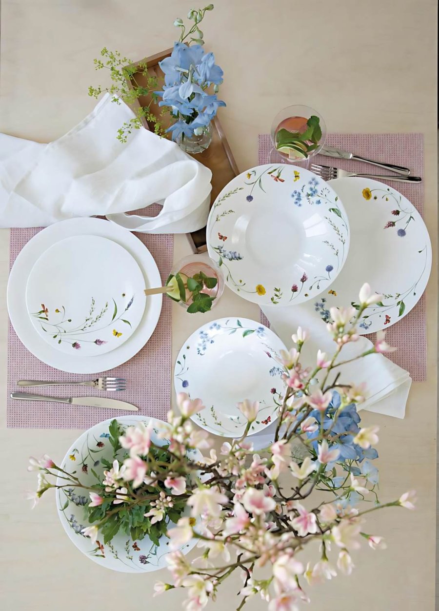 Hutschenreuther Nora Spring Vibes Tallerken 21,5 cm, Hvid