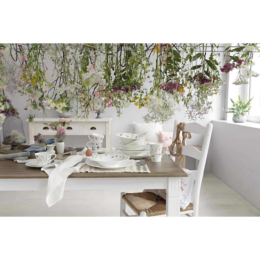 Hutschenreuther Nora Spring Vibes Tallerken 21,5 cm, Hvid