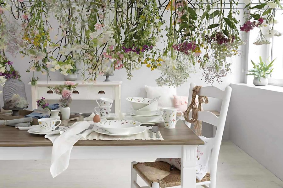 Hutschenreuther Nora Spring Vibes Tallerken 21,5 cm, Hvid