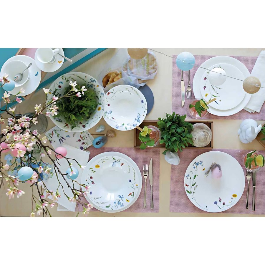 Hutschenreuther Nora Spring Vibes Tallerken 28 cm, Hvid