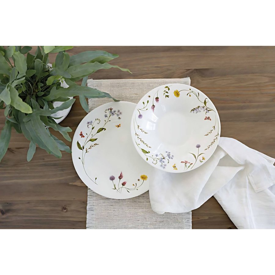 Hutschenreuther Nora Spring Vibes Tallerken 28 cm, Hvid