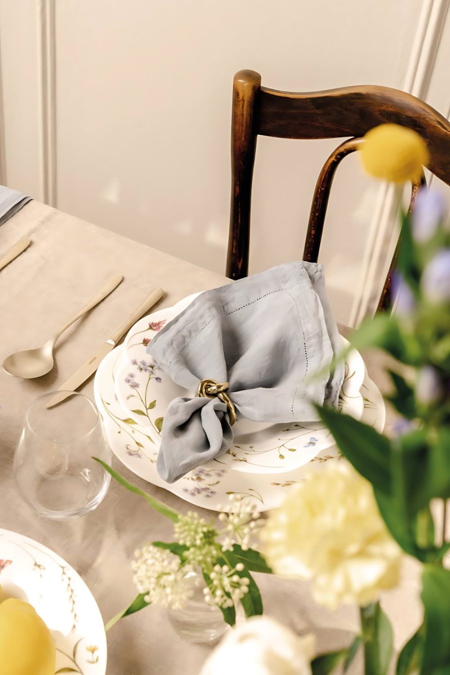 Hutschenreuther Nora Spring Vibes Sk�l �24,4 cm, Hvid
