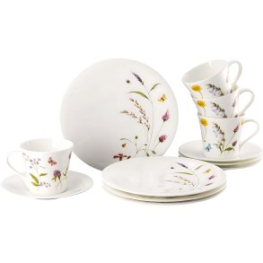 Hutschenreuther Nora Spring Vibes Services�t 12 Dele, Hvid