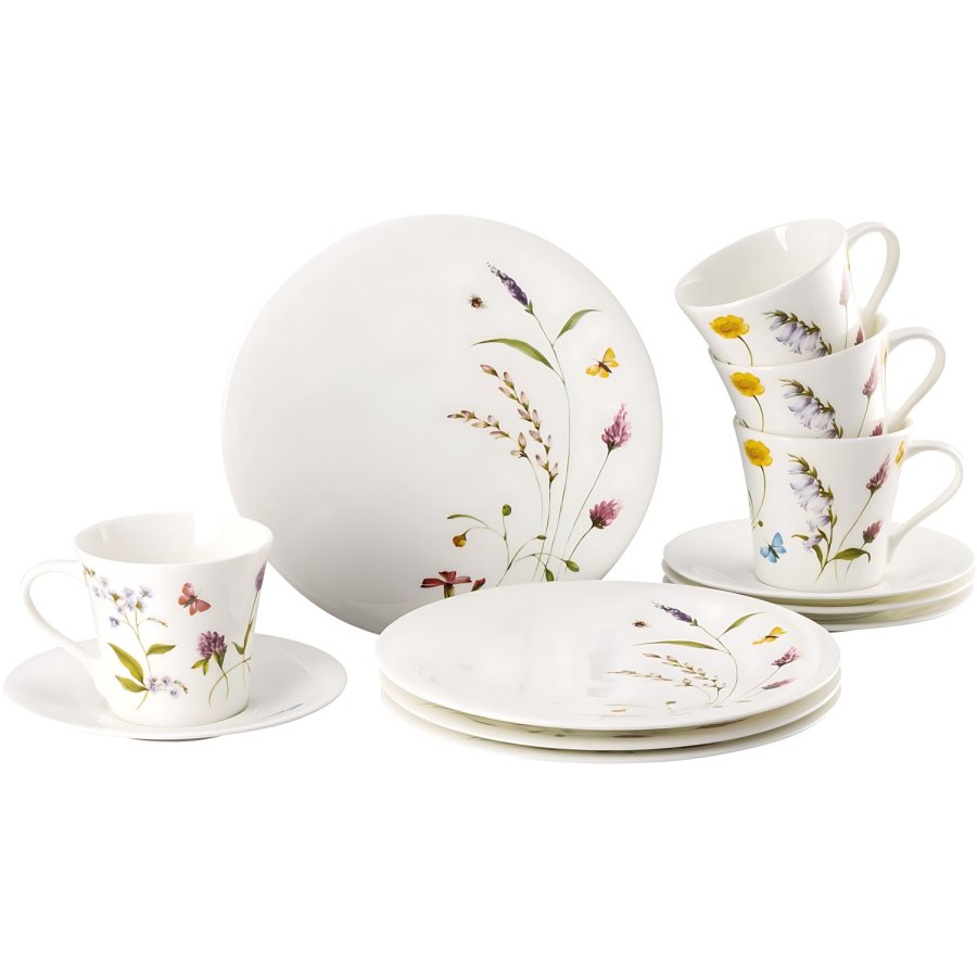 Hutschenreuther Nora Spring Vibes Services�t 12 Dele, Hvid