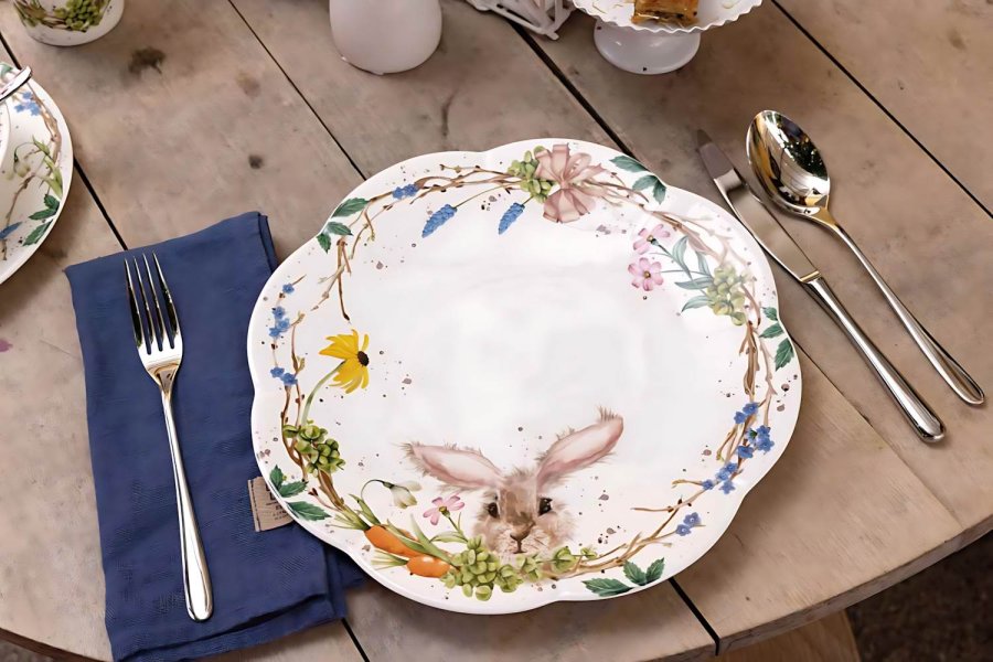 Hutschenreuther Nora Sweet Easter Serveringsfad 28,3 cm, Hvid