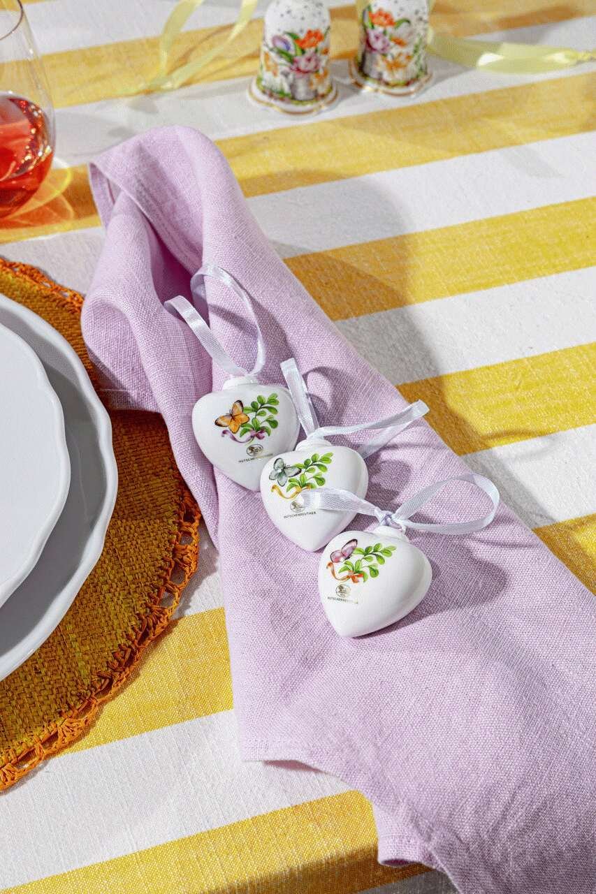 Hutschenreuther Collector's Items P�skehjerte 2026 H5,4 cm, Gul