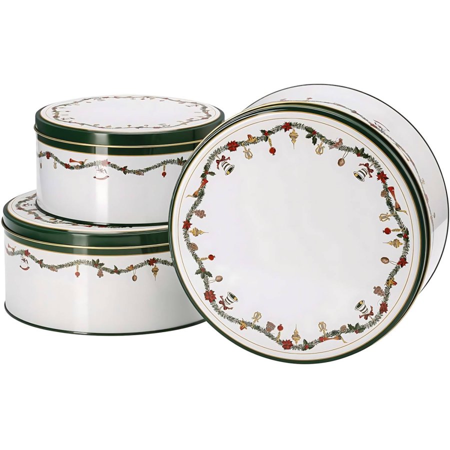 Hutschenreuther Nora Christmas Kaged�se 3 stk, Gr�n