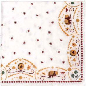 Hutschenreuther Christmas Love Servietter 20 stk. 33x33 cm, Hvid