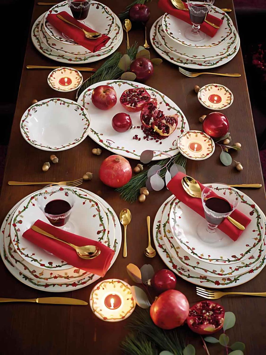Hutschenreuther Nora Christmas Lysestage H3,6 cm, Hvid