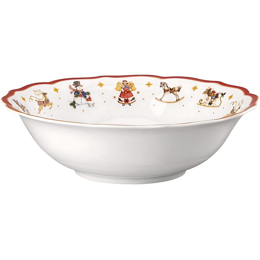 Hutschenreuther Happy Wintertime Sk�l �23 cm, Hvid