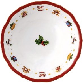 Hutschenreuther Happy Wintertime Sk�l �16,8 cm, Hvid