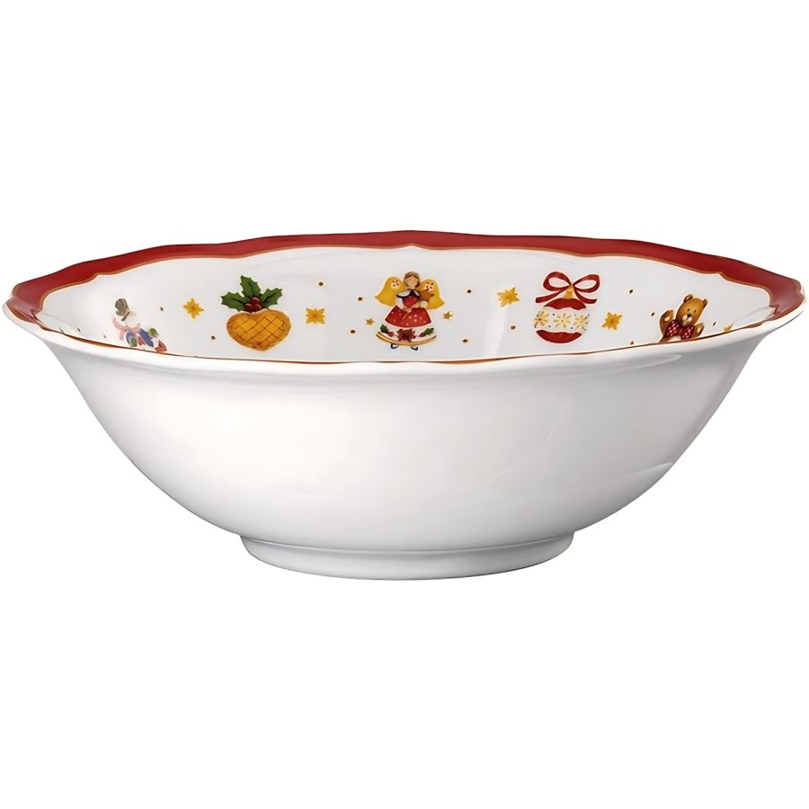 Hutschenreuther Happy Wintertime Sk�l �16,8 cm, Hvid