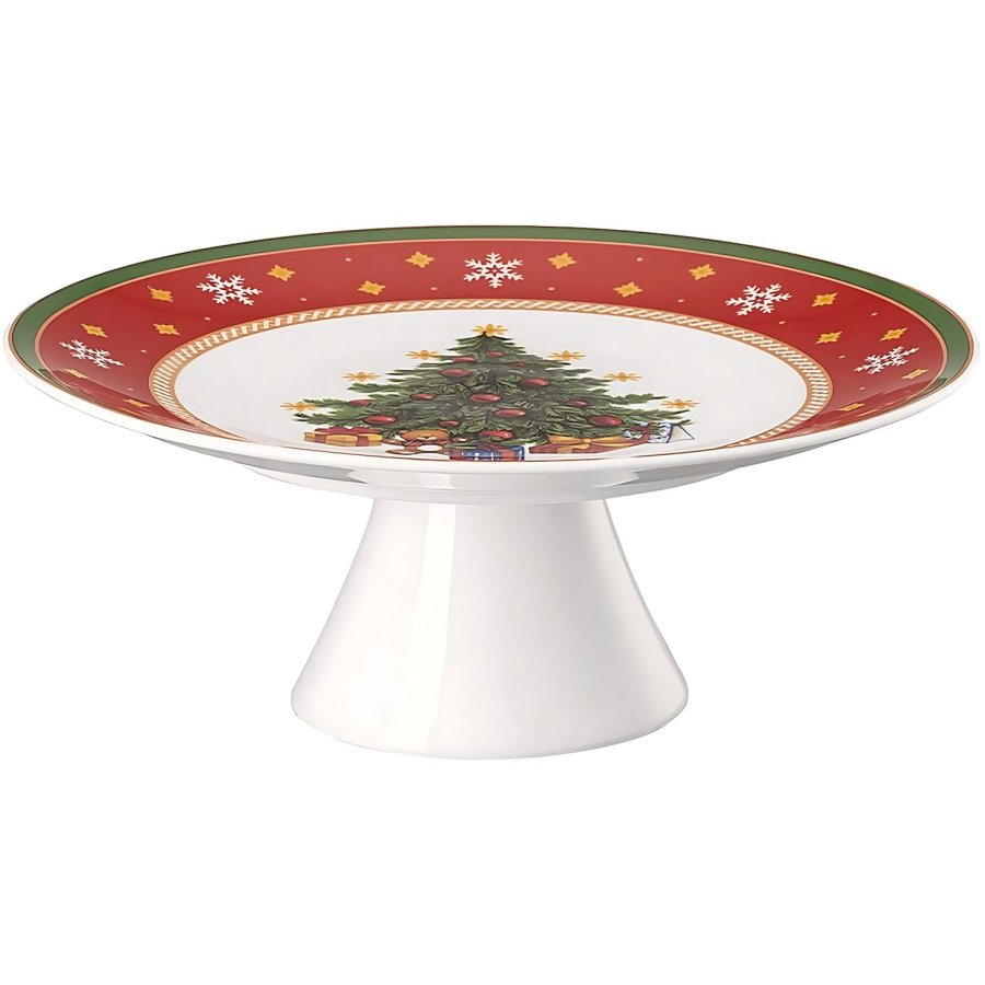 Hutschenreuther Happy Wintertime Fad p� Fod �21,6 cm, Hvid