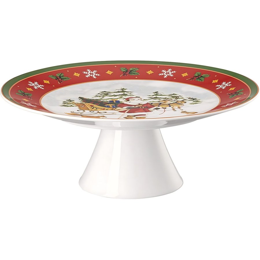 Hutschenreuther Happy Wintertime Fad p� Fod �27,7 cm, Hvid