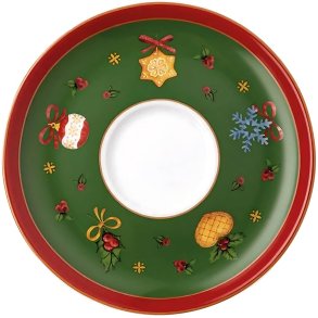 Hutschenreuther Happy Wintertime Espressounderkop 12,1 cm, Hvid