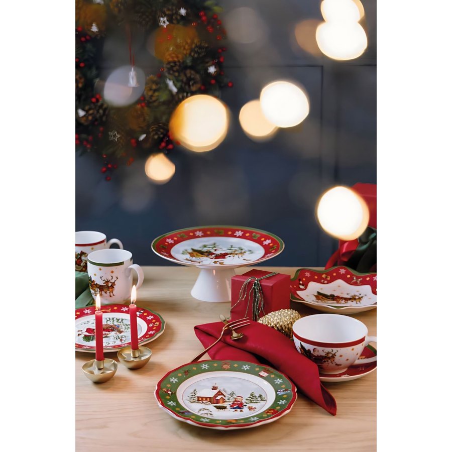 Hutschenreuther Happy Wintertime Kop m. Underkop 43 cl, Hvid
