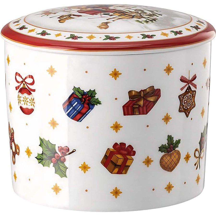 Hutschenreuther Happy Wintertime Opbevaringskrukke H16,9 cm, Hvid