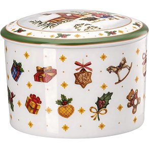 Hutschenreuther Happy Wintertime Opbevaringskrukke H11,4 cm, Hvid