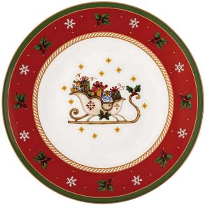 Hutschenreuther Happy Wintertime Serveringsfad �31,2 cm, R�d