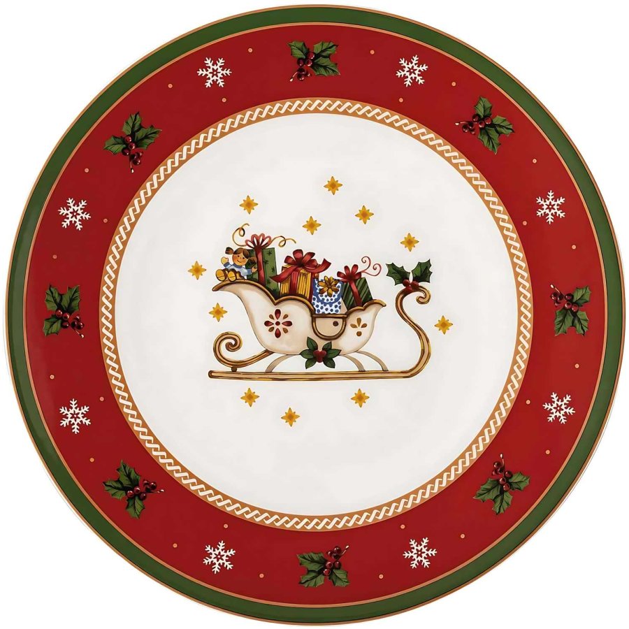 Hutschenreuther Happy Wintertime Serveringsfad �31,2 cm, R�d