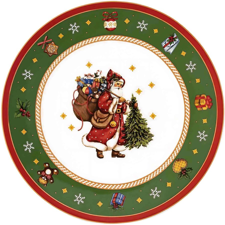 Hutschenreuther Happy Wintertime Serveringsfad �31,2 cm, Gr�n