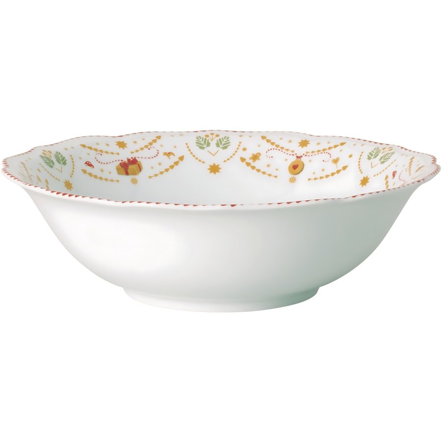 Hutschenreuther Christmas Love Sk�l �23 cm, Hvid