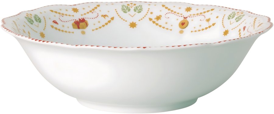 Hutschenreuther Christmas Love Sk�l �23 cm, Hvid