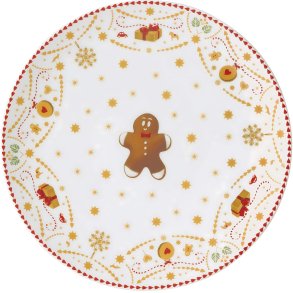 Hutschenreuther Christmas Love Fad p� Fod �21,6 cm, Hvid