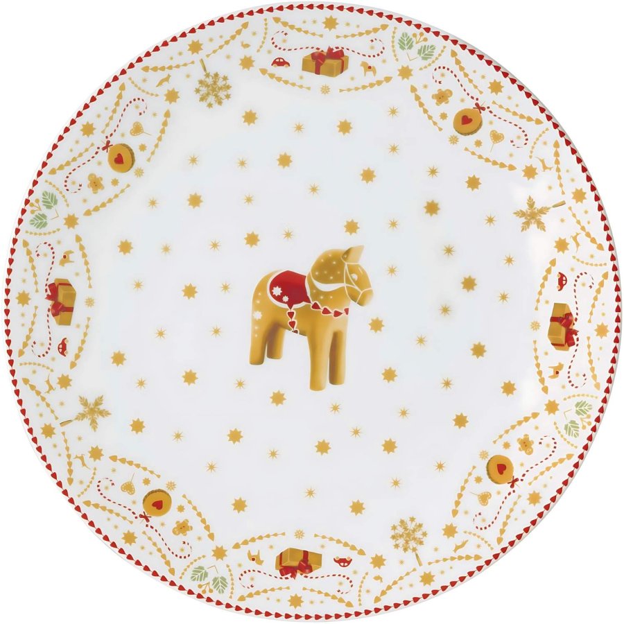 Hutschenreuther Christmas Love Fad p� Fod �27,7 cm, Hvid