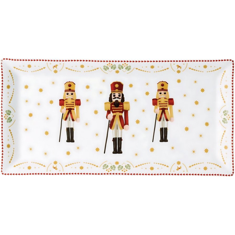 Hutschenreuther Christmas Love Serveringsfad 18,1x36,1 cm, Hvid